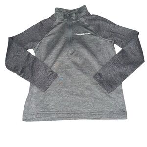 Vineyard Vines Kids Performance Charcoal Quarter-Zip Sweatshirt Size 6